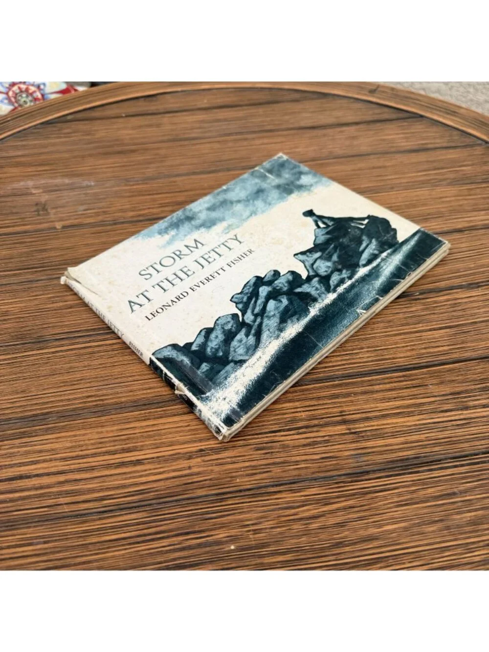 Storm at the Jetty by Leonard Everett Fisher 1981 First Edition HC Illustrated